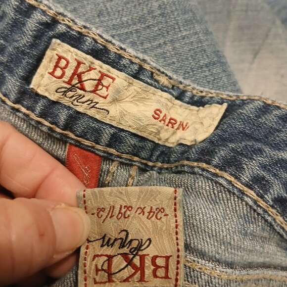 BKE Jeans The Buckle sz 24 Sabrina Slim Boot Designer Denim Dark wash (28x29.5) - Picture 10 of 10